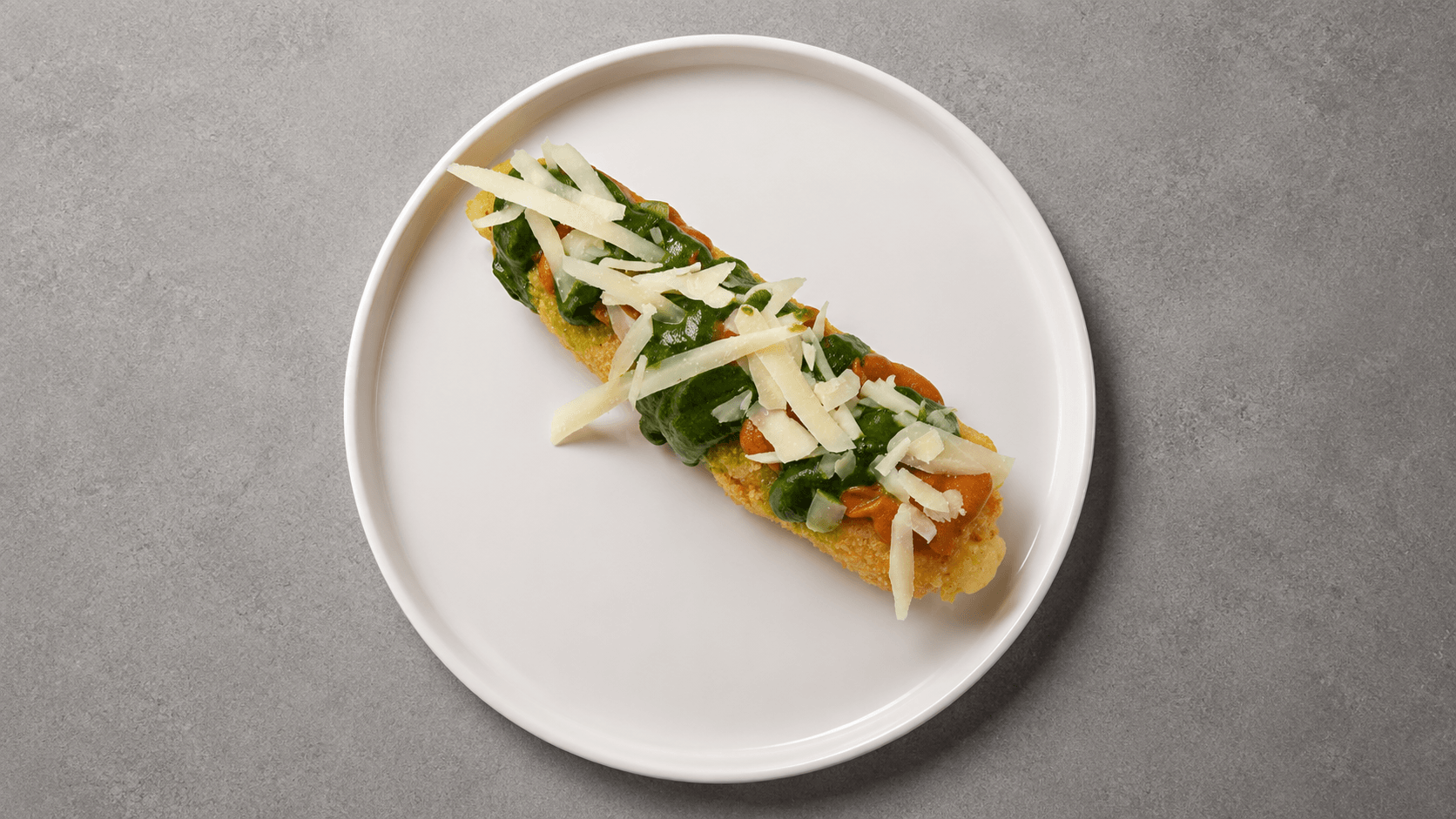 Crocchè con verdure ripassate
